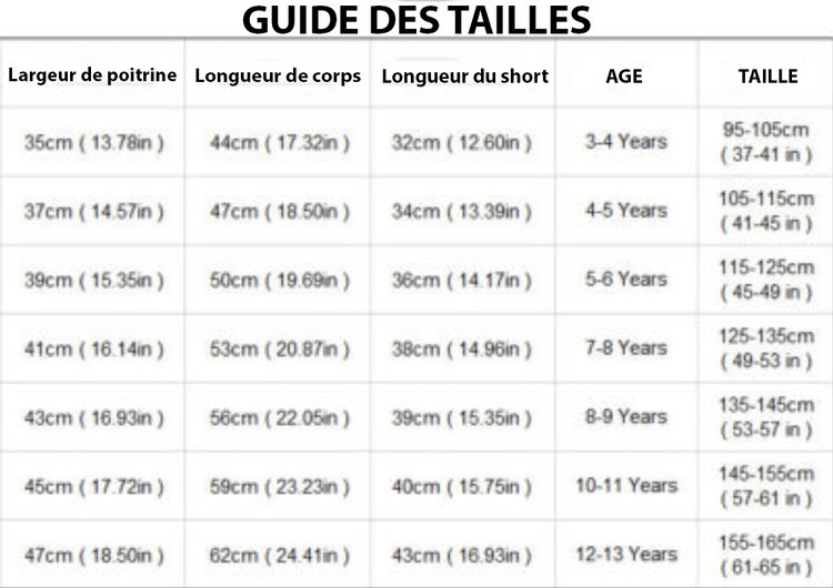 Kit enfant Paris saint germains 2025/2026